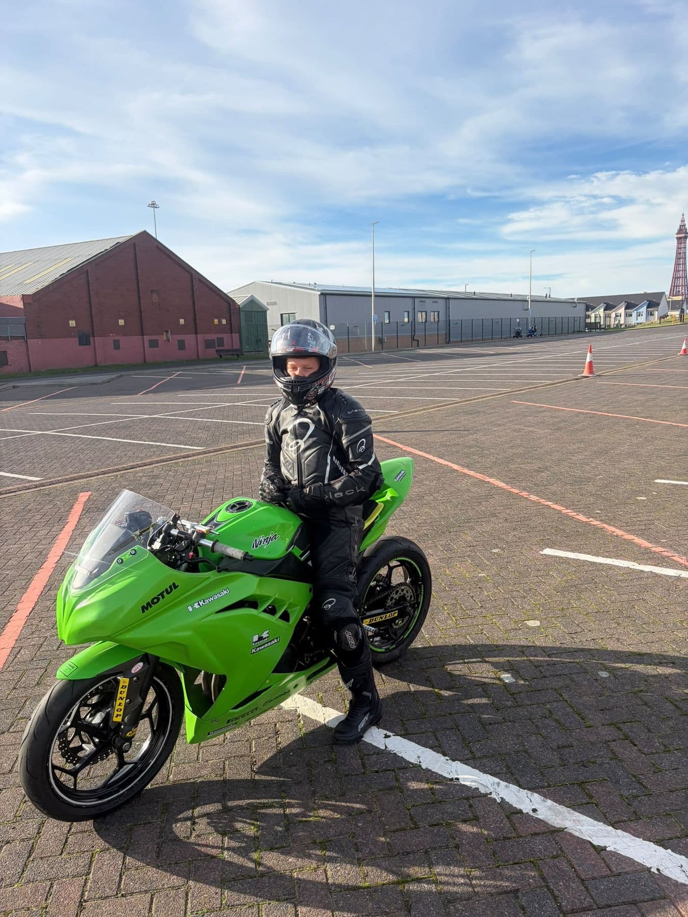 Ted at a training session in Blackpool