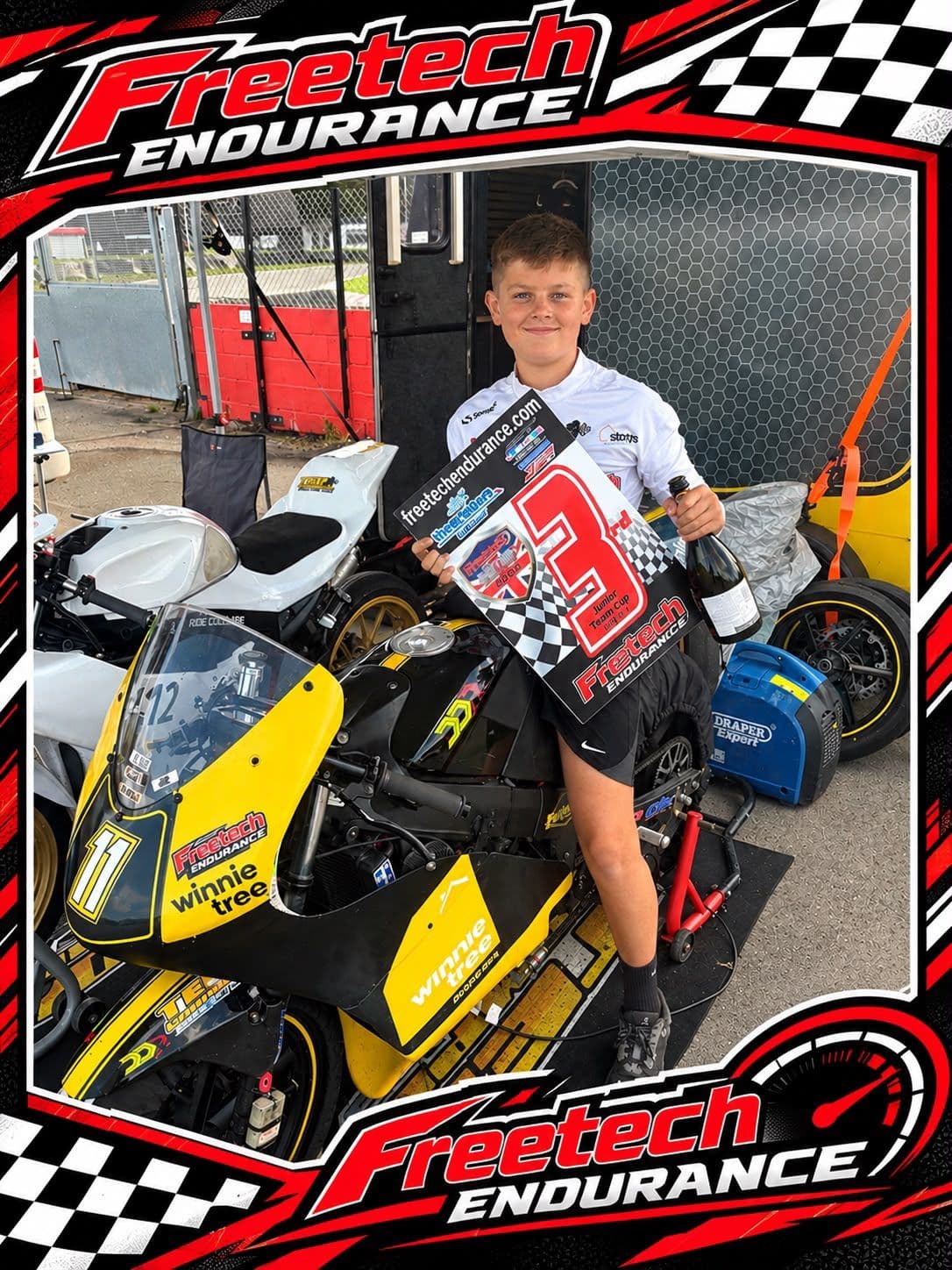 Ted's Freetech Endurance podium, Three Sisters 2026